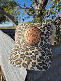 Women's "1776" Pony Tail Hat - Cheetah Khaki