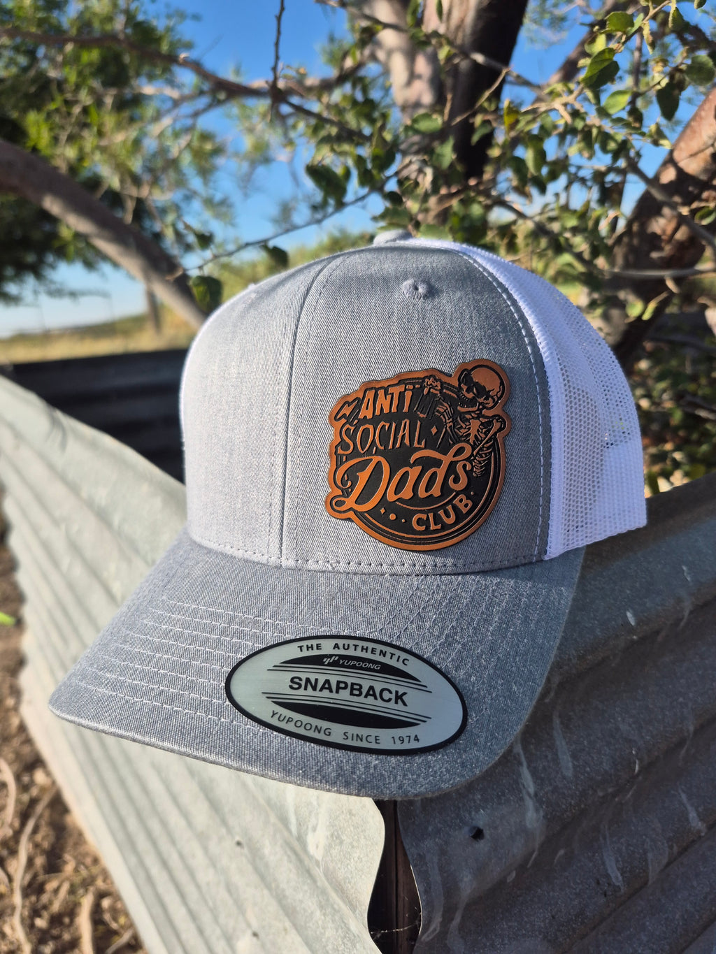 Anti Social Dads Club Hat - Brown Patch