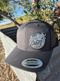 Anti Social Dads Club Hat - Black/Silver Patch