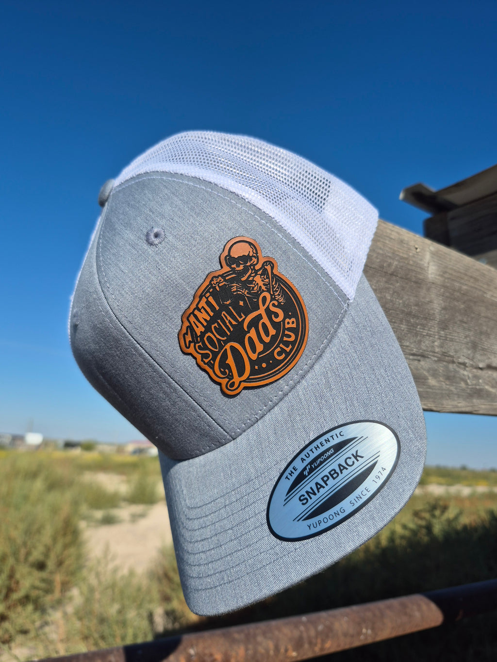 Anti Social Dads Club Hat - Brown Patch