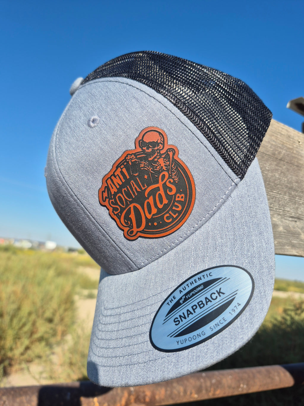 Anti Social Dads Club Hat - Dark Brown Patch