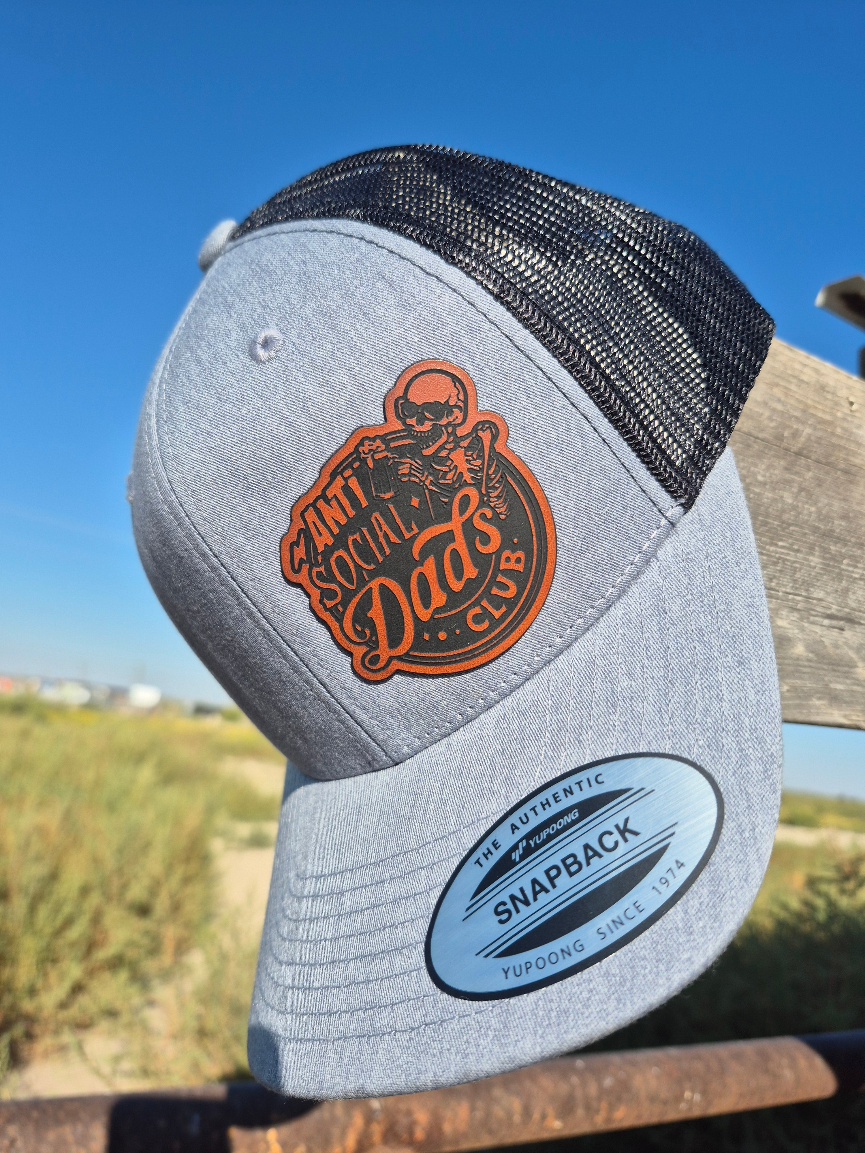 Anti Social Dads Club Hat - Dark Brown Patch