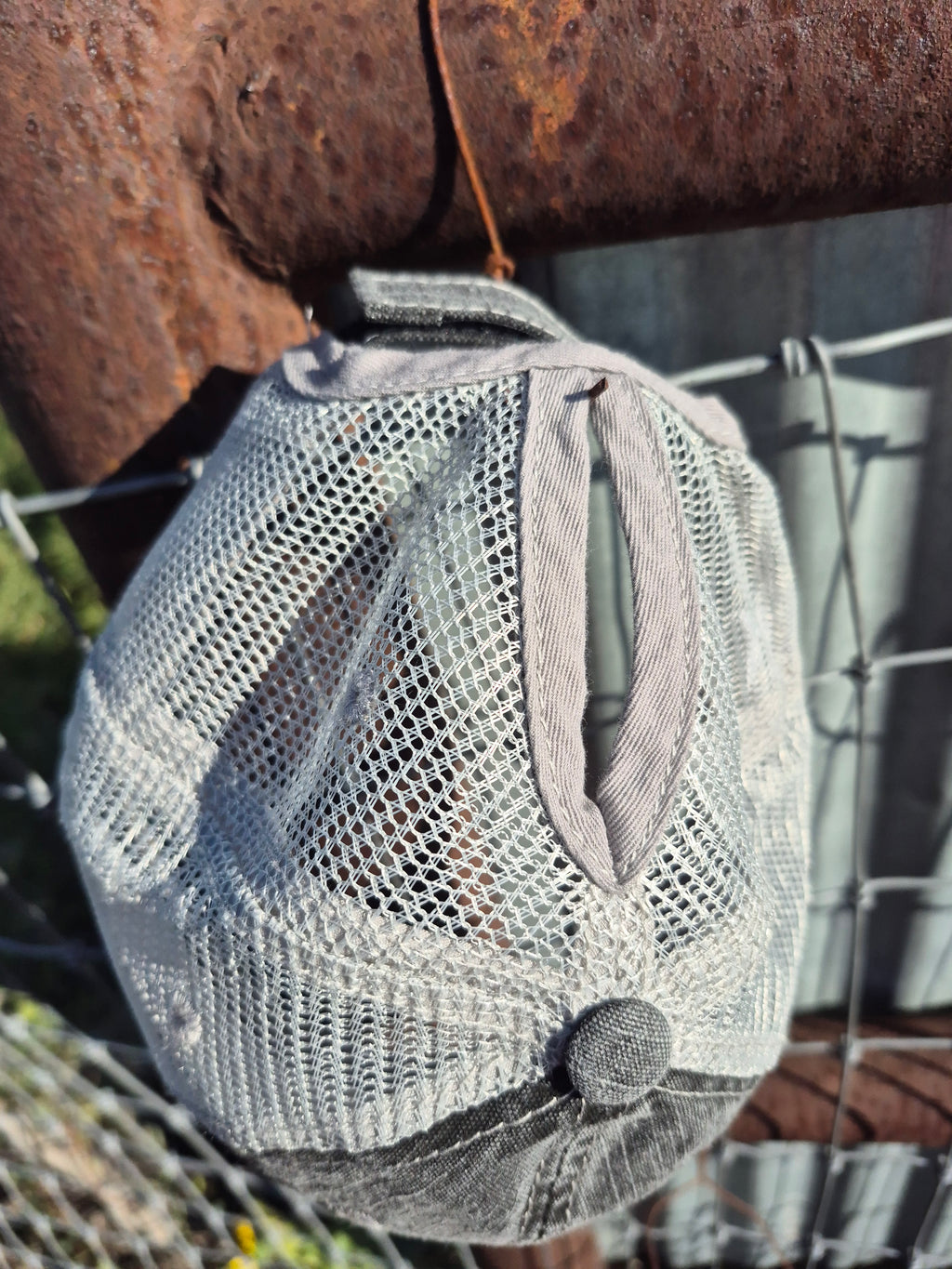 Women's "Dumbfuckery" Pony Tail Hat - Dark Gray