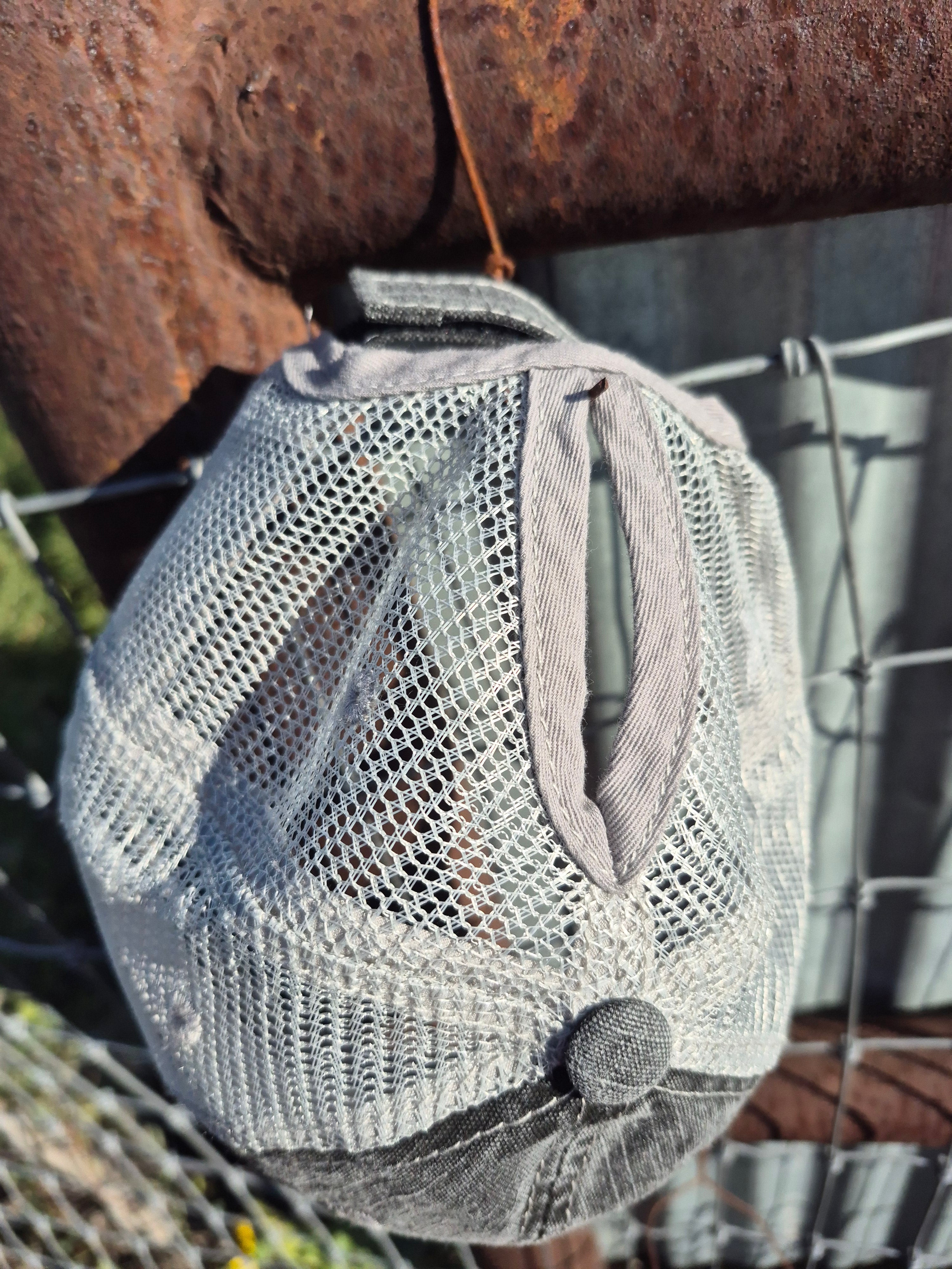Women's "Dumbfuckery" Pony Tail Hat - Dark Gray